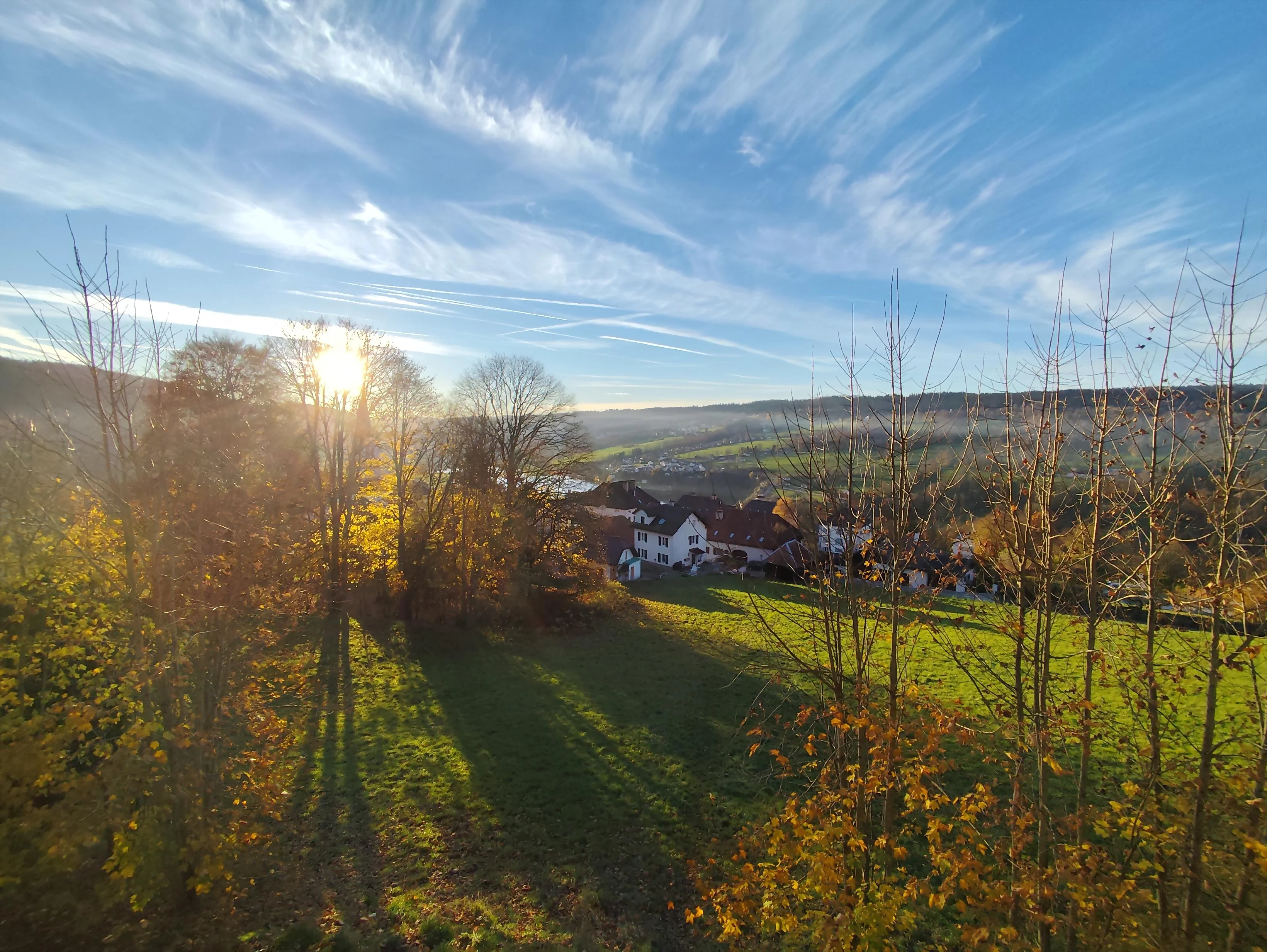 Vista dall’atelier Art de l’Anglage a Les Brenets